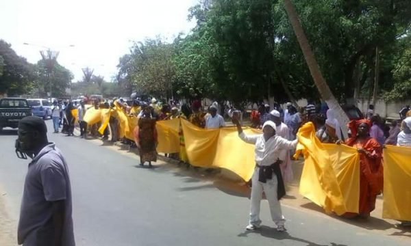 Protest in Banjul