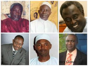 Some of the Gambia's opposition leaders