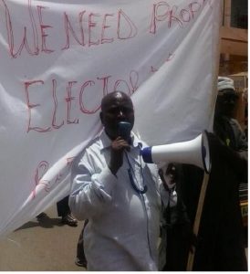Solo Sandeng, Gambia oposition member died in detention for protesting against electoral reform.