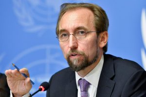 Zeid Ra’ad Al Hussein, United Nation's high ccmmissioner for Human Rights