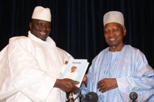 L-R: Presidents Jammeh and Jawara