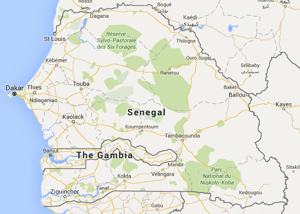 Senegal Gambia MAP