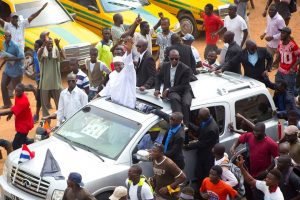 Adama Barrow of the opposition coalition